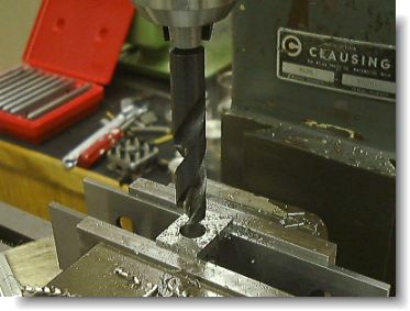 Drilling the finger hole