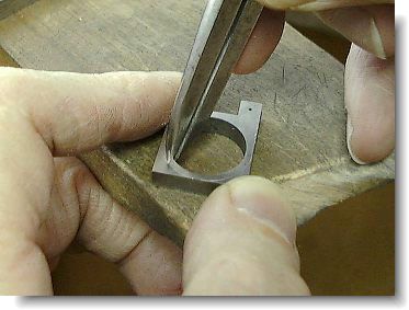 Marking the shank cut off