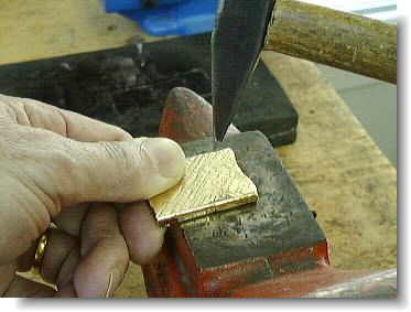 Forging the ingot