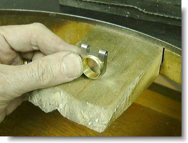 Bezel fit inside blank