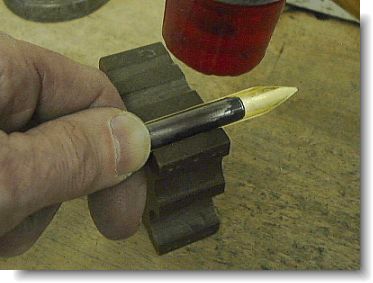 Rounding the tubing blank