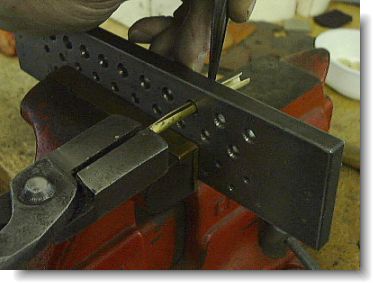 Drawing the gold tubing